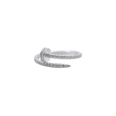 INEL CARTIER JUST ON CLOU DIN AUR ALB 18K CU DIAMANTE NATURALE