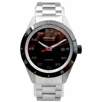 MONTBLANC TIMEWALKER DATE AUTOMATIC 41MM STEEL BLACK DIAL BOX+PAPERS 2019 REF: 116060