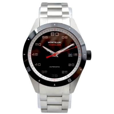 MONTBLANC TIMEWALKER DATE AUTOMATIC 41MM STEEL BLACK DIAL BOX+PAPERS 2019 REF: 116060