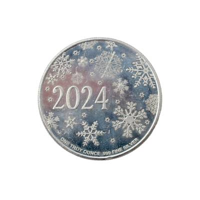 MONEDA ARGINT 1 OZ PURITATE 999.9 MERRY CHRISTMAS 2024_135944