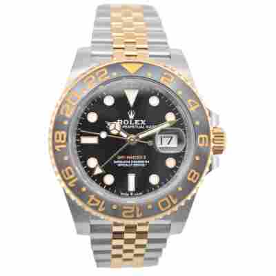 ROLEX GMT MASTER II ZOMBIE 40 TWO TONE CERAMIC FULL SET 2024 REF: 126713GRNR
