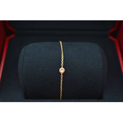 BRATARA CARTIER D'AMOUR MINI DIN AUR GALBEN 18K CU DIAMANT FULL SET