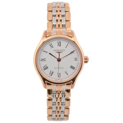 LONGINES LYRE 30MM STAINLESS STEEL WHITE ROMAN DIAL BOX+PAPERS 2022 REF: L4.361.1.11.7