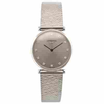 LONGINES LE GRANDE CLASSIQUE 29MM STEEL DIAMONDS BOX+PAPERS 2024 QUARTZ REF: L4.512.4.74.6