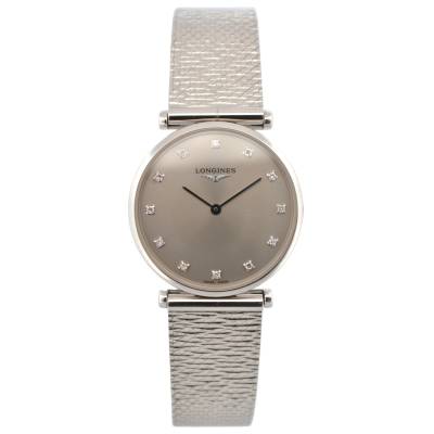 LONGINES LE GRANDE CLASSIQUE 29MM STEEL DIAMONDS BOX+PAPERS 2024 QUARTZ REF: L4.512.4.74.6