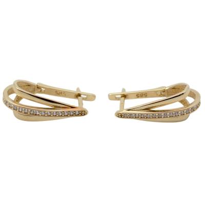 CERCEI AUR GALBEN 14K_135024