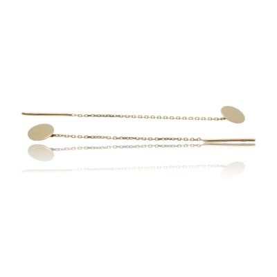 CERCEI LUNGI CU BANUT DIN AUR GALBEN 14K_135042