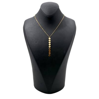 LANT SI PANDANT LUNG DIN BANUTI DIN AUR GALBEN 14K_136275