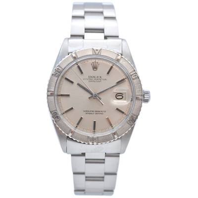 ROLEX DATEJUST TURN-O-GRAPH 36 STEEL SILVER DIAL AUTOMATIC 1968 REF: 1625