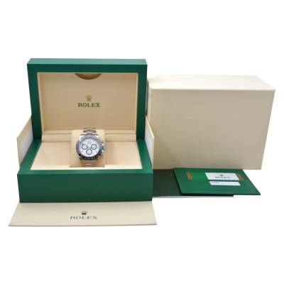 ROLEX DAYTONA COSMOGRAPH PANDA 40 BLACK CERAMIC BOX+PAPERS 2020 OYSTER REF: 116500LN