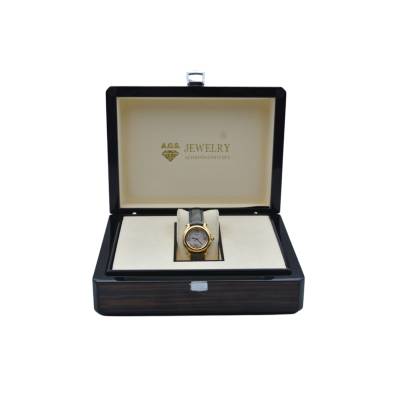 CHOPARD HAPPY SPORT 32 MM YELLOW GOLD 7 DIAMONDS WHITE DIAL QUARTZ REF: 27/6137-23