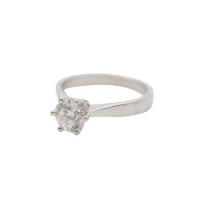 INEL DE LOGODNA DIN AUR ALB 14K CU DIAMANT NATURAL_135259