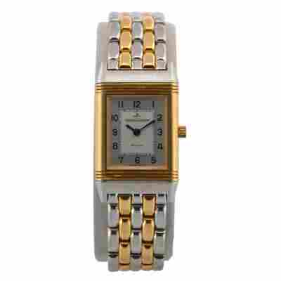 JAEGER-LECOULTRE REVERSO LADY 20-33MM YELLOW GOLD&STEEL QUARTZ REF:260.5.08