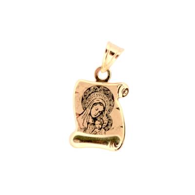 PANDANT AUR GALBEN 14K_124493