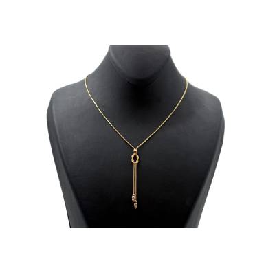 LANT CU PANDANT LUNG DIN AUR 14K_128158