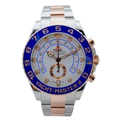 ROLEX YACHT MASTER II 44 ROSE GOLD&STEEL BOX+PAPERS 2023 AUTOMATIC REF: 116681M