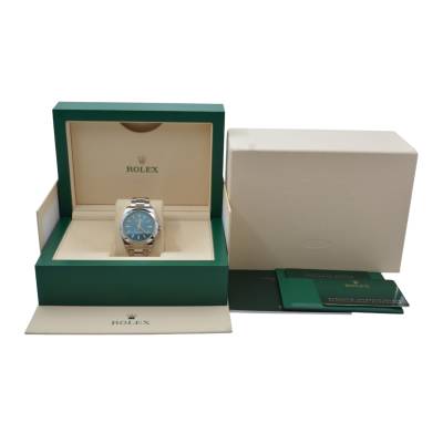 ROLEX MILGAUSS 40 BLUE DIAL OYSTER STEEL FULL SET 2022 REF: 116400GV