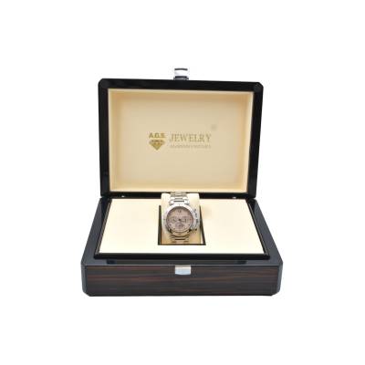 CARTIER PASHA CHRONOGRAPH 38 CHAMPAGNE DIAL STAINLESS STEEL AUTOMATIC REF: 4030