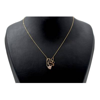 LANT SI PANDANT DIN AUR GALBEN 14K_133255