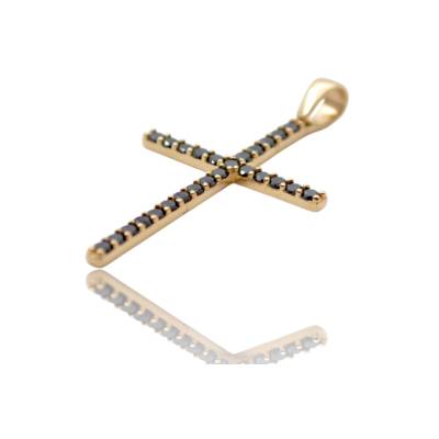 PANDANT IN FORMA DE CRUCE DIN AUR GALBEN 14K_132973