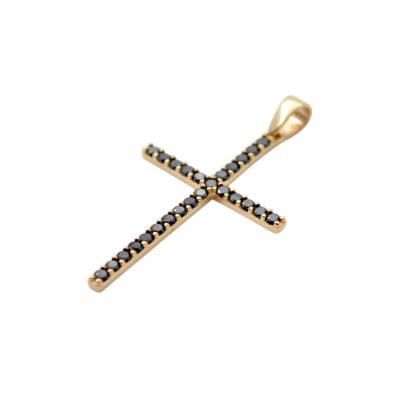 PANDANT IN FORMA DE CRUCE DIN AUR GALBEN 14K_132973