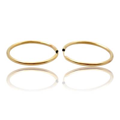 CERCEI ROTUNZI DIN AUR GALBEN 14K_133246