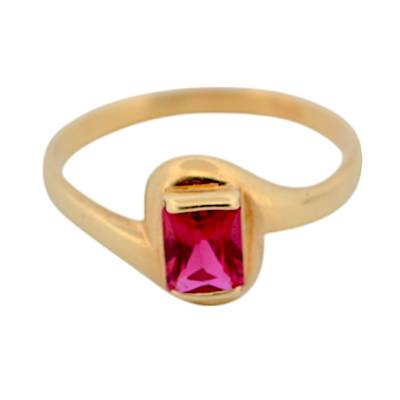 INEL AUR GALBEN CU RUBIN 14K_124019