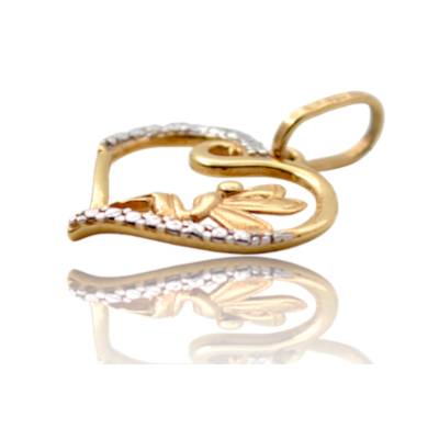 PANDANT IN FORMA DE INIMA AUR GALBEN 18K_122248