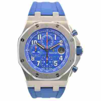 AUDEMARS PIGUET ROYAL OAK OFFSHORE BLUE INDIGO 42MM STEEL MEGA TAPISSERIE REF: 26470ST.OO.A030CA.01