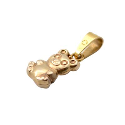 PANDANT IN FORMA DE URSULET DIN AUR GALBEN 18K_122169