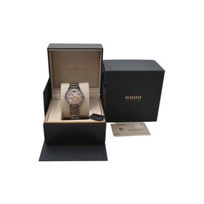 RADO TRUE ROUND OPEN HEART 40 CERAMIC BOX+PAPERS 2025 AUTOMATIC REF: R27108112