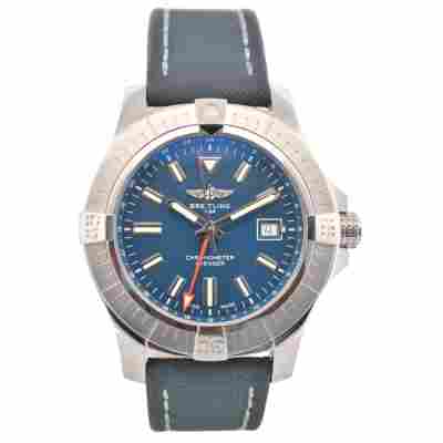 BREITLING AVENGER GMT 45 STAINLESS STEEL BOX+PAPERS BLUE 2025 AUTOMATIC REF: A32395101C1X2