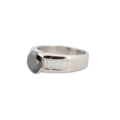 INEL DIN AUR ALB 18K CU DIAMANTE NATURALE _125207