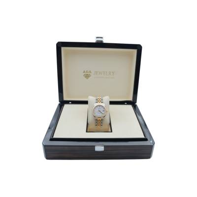 ROLEX LADY-DATEJUST 31 TWO-TONE GOLD&STEEL WHITE DIAMOND DIAL AUTOMATIC 2009 REF: 178273