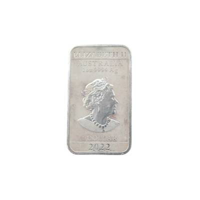 LINGOU 1 OZ ARGINT 999.9 REGINA ELIZABETA 1 DOLAR 2022_137966C