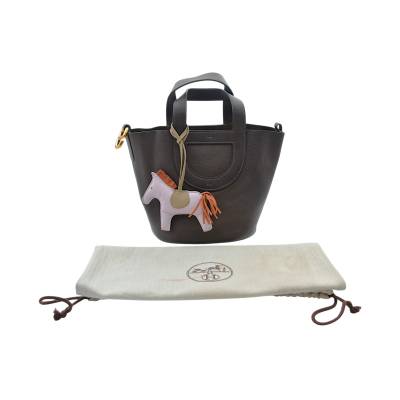 HERMES IN-THE-LOOP 18 CLEMENCE LEATHER HANDBAG