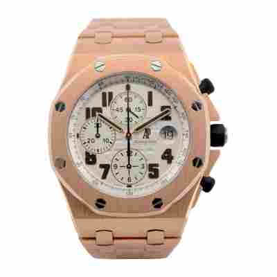 AUDEMARS PIGUET ROYAL OAK OFFSHORE CHRONOGRAPH SAFARI ARABIC HALF-BRICK GOLD 2013 REF: 26170OR.OO.1000OR.01