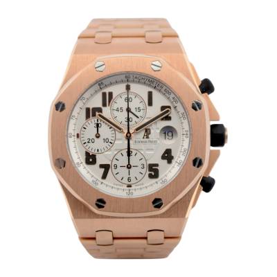 AUDEMARS PIGUET ROYAL OAK OFFSHORE CHRONOGRAPH SAFARI ARABIC HALF-BRICK GOLD 2013 REF: 26170OR.OO.1000OR.01