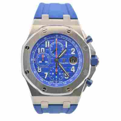 AUDEMARS PIGUET ROYAL OAK OFFSHORE BLUE INDIGO 42MM STEEL MEGA TAPISSERIE REF: 26470ST.OO.A030CA.01