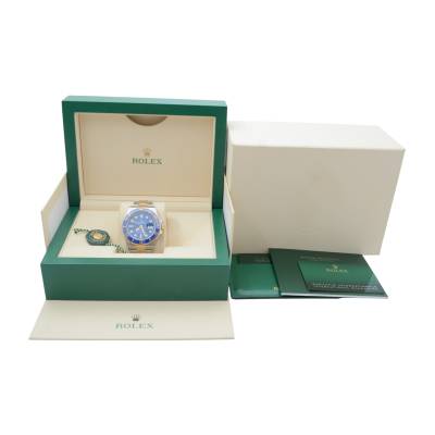 ROLEX SUBMARINER DATE 41 TWO TONE BLUE DIAL CERAMIC FULL SET 2020 REF: 126613LB