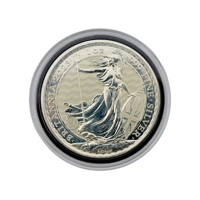 MONEDA DE ARGINT 1 OZ PURITATE 999.9 ELIZABETH II 2 POUNDS BRITANNIA 2023_137449