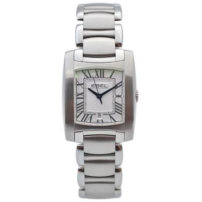 EBEL BRASILIA 36MM STAINLESS STEEL SILVER ROMAN DIAL QUARTZ REF: E9257M31