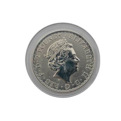 MONEDA DE ARGINT 1 OZ PURITATE 999.9 ELIZABETH II 2 POUNDS BRITANNIA 2023_137444