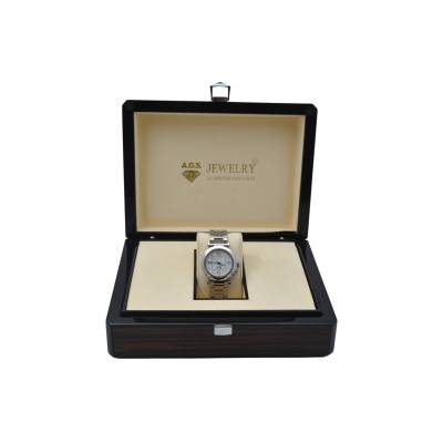 CARTIER PASHA C BIG DATE 35 WHITE DIAL STAINLESS STEEL AUTOMATIC REF: 2475