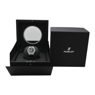 HUBLOT BIG BANG 38 STAINLESS STEEL DIAMONDS BEZEL BOX+PAPERS 2021 REF: 361.SX.1270.RX.1104