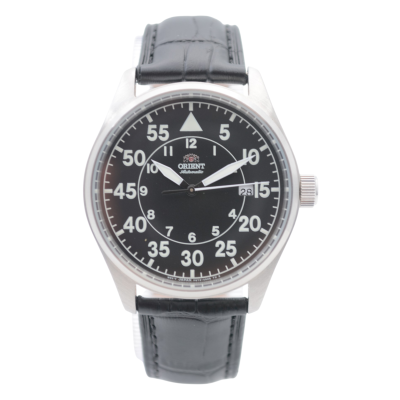 ORIENT SPORTS 42.4 STAINLESS STEEL BLACK ARABIC DIAL AUTOMATIC REF: F672-UAF0