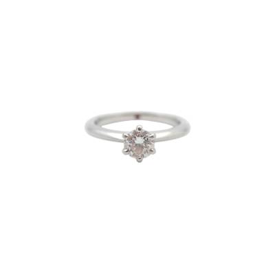 INEL DE LOGODNA DIN PLATINA 950 CU DIAMANT NATURAL