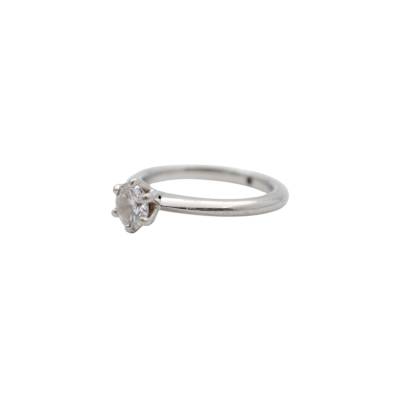 INEL DE LOGODNA DIN PLATINA 950 CU DIAMANT NATURAL