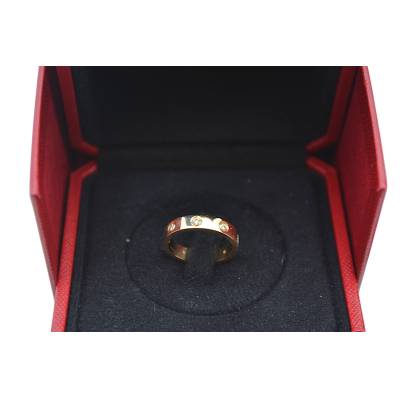 INEL CARTIER LOVE DIN AUR GALBEN 18K CU DIAMANTE NATURALE 