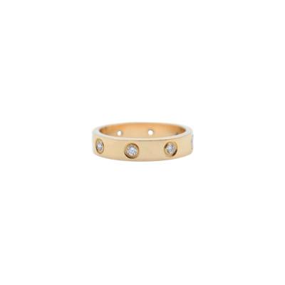 INEL CARTIER LOVE DIN AUR GALBEN 18K CU DIAMANTE NATURALE 